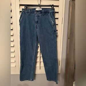 Hollister Relaxed Fit Blue Jeans for Men